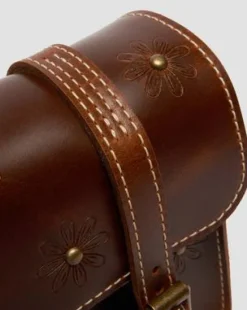 Bolso bandolera de piel Mayhem de 18 cm in Ambrato