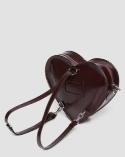 Bolso Corazón vegano in Rojo Cereza