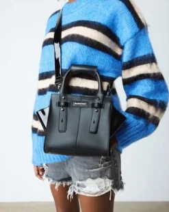 Bolso de piel pequeño in Negro