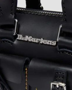 Bolso Mini De Piel Con Asa Superior in Negro