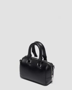 Bolso Mini De Piel Con Asa Superior in Negro