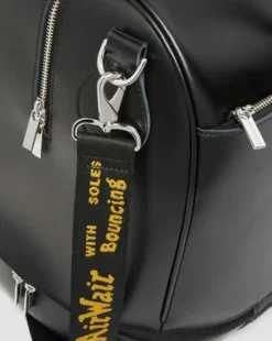Bolso Weekender de piel Smooth in Negro