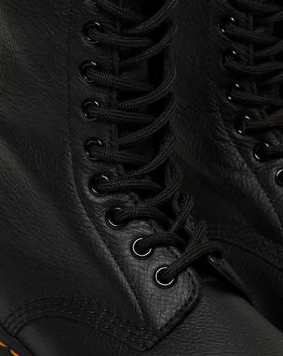 Botas altas 1490 de piel Virginia in Negro