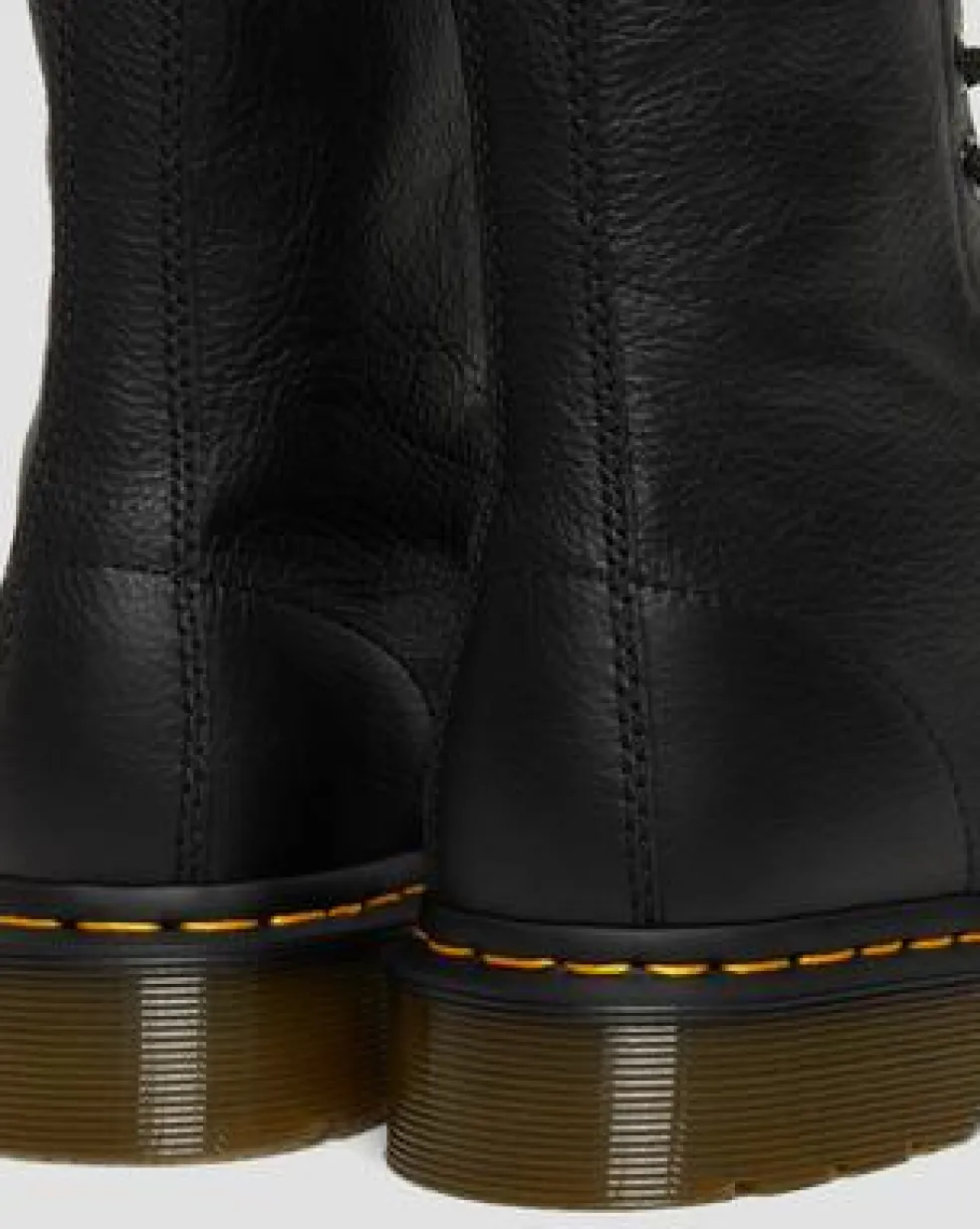 Botas altas 1490 de piel Virginia in Negro