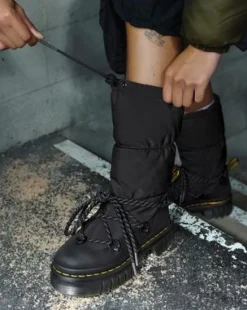 Botas Audrick Hi acolchadas in Negro