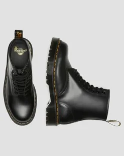 Botas 1460 Bex de piel Smooth in Negro