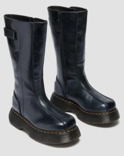 BOTAS BUZZ HI DE PIEL ECLIPSE in Negro