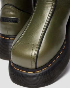 BOTAS BUZZ HI DE PIEL ECLIPSE in Verde Oliva Verde