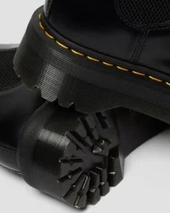 Botas Chelsea con plataforma 2976 Quad de piel Smooth in Negro