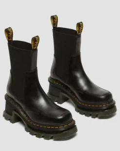Botas Chelsea Corran de piel Atlas con tacón in Negro