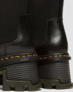Botas Chelsea Corran de piel Atlas con tacón in Negro