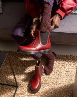 Botas Chelsea 2976 de piel Classic Calf in Burdeos