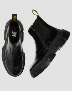 Botas Chelsea DMXL de piel Distressed Patent in Negro