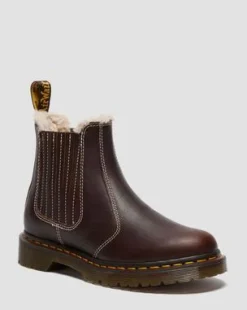 Botas Chelsea 2976 Leonore II de piel Grizzly con forro sintético in Marrón Oscuro