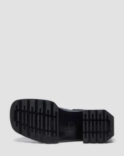 Botas Chelsea Maybole de piel con puntera cuadrada in Negro