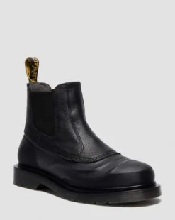 Botas Chelsea 2976 Sub de piel in Negro