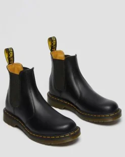 Botas Chelsea 2976 Yellow Stitch de piel Smooth in Negro