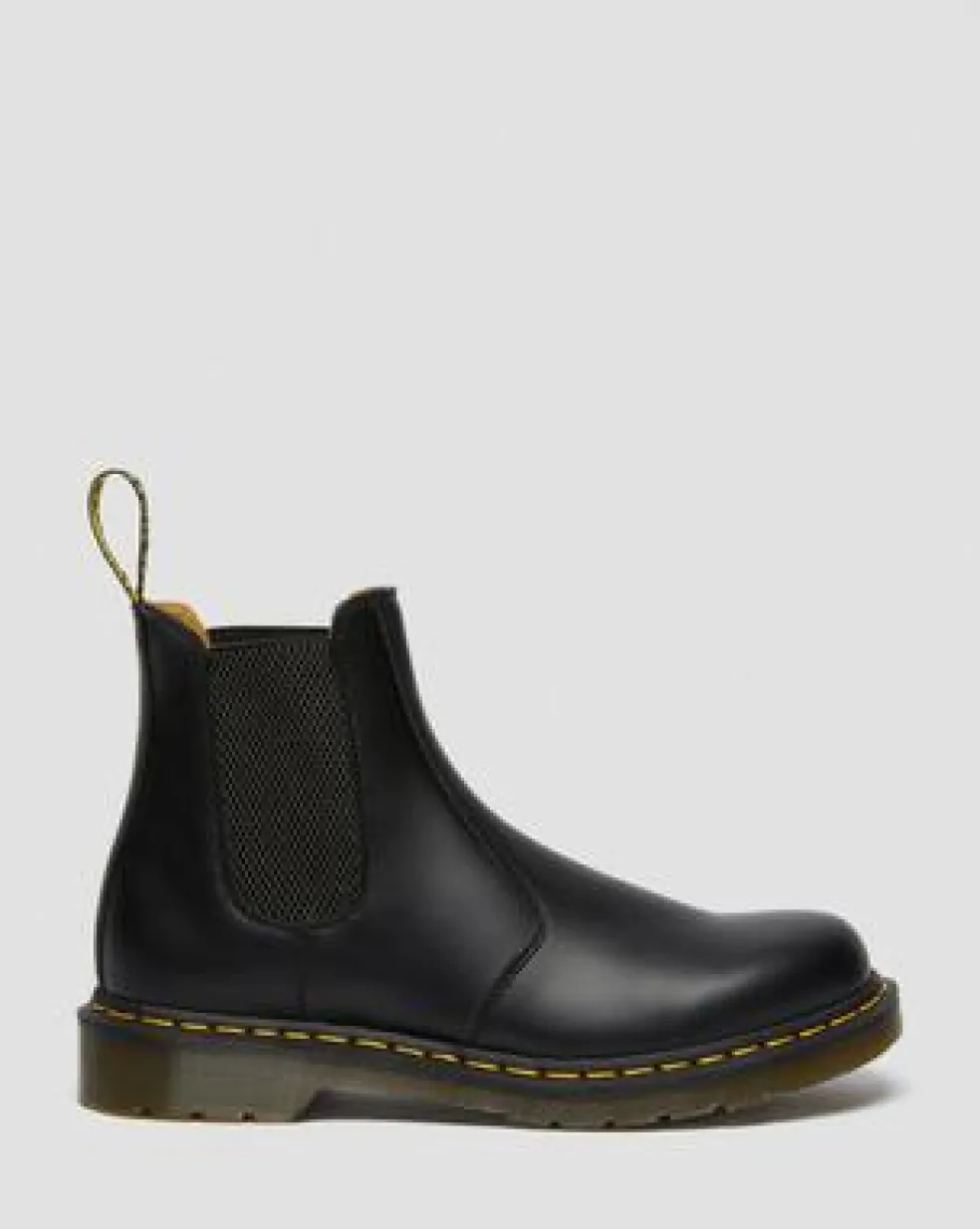 Botas Chelsea 2976 Yellow Stitch de piel Smooth in Negro