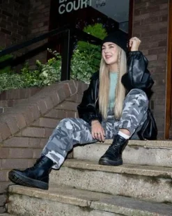 Botas Crewson de piel in Black