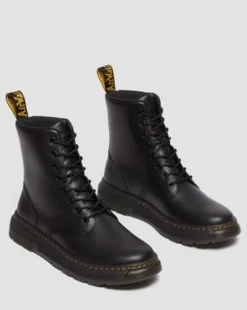 Botas Crewson de piel in Black