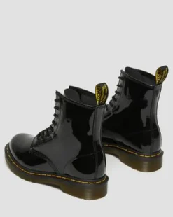 Botas 1460 de charol in Negro