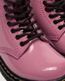 Botas 1460 de charol Patente Lamper para niños in Rosa Dm's