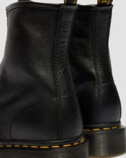 Botas 1460 de piel blanda con cremallera in Negro