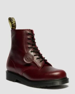 Botas 1460 de piel Classic Calf in Burdeos