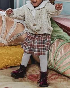 Botas 1460 de terciopelo para niños