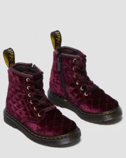 Botas 1460 de terciopelo para niños