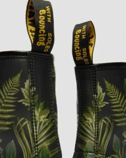 Botas 1460 Evergreen Genix Nappa in Negro & Verde