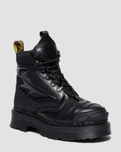 Botas EXOSHIELD XX01 de piel con puntera de acero in Negro
