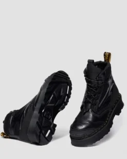 Botas EXOSHIELD XX01 de piel con puntera de acero in Negro