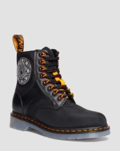 Botas 1460 King Nerd de piel in Negro