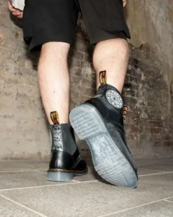 Botas 1460 King Nerd de piel in Negro