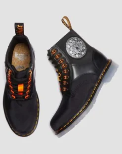 Botas 1460 King Nerd de piel in Negro