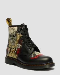 Botas 1460 Metallica in Blanco Y Multicolor