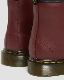 Botas 1460 para niños de piel Softy T in Rojo Cereza