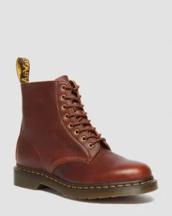 Botas 1460 Pascal de piel Ambassador in Anacardo