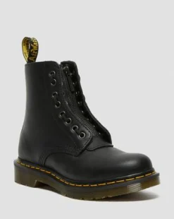 Botas 1460 Pascal en piel Nappa con cremallera in Negro