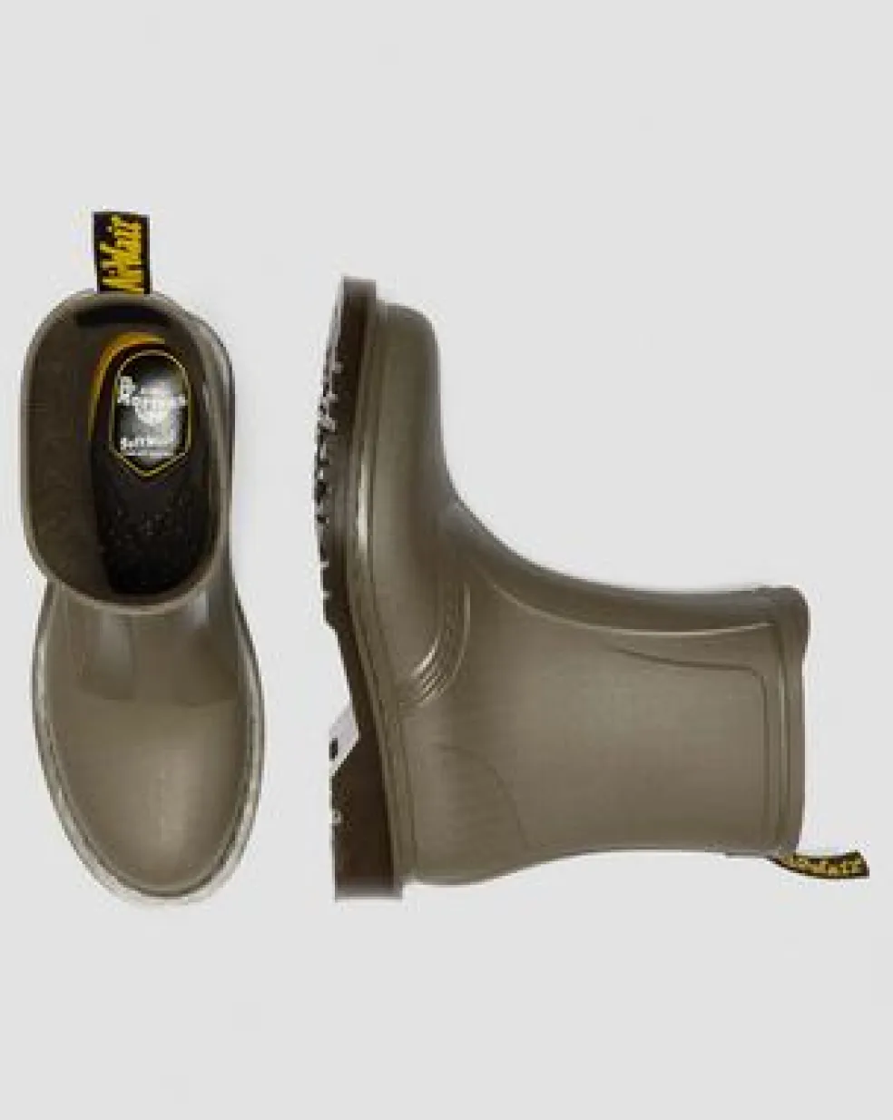 Botas 1460 Rain in Verde Oliva Verde