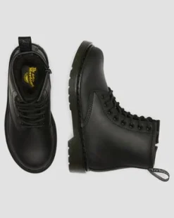 Botas 1460 Serena para niños de piel con forro sintético in Negro