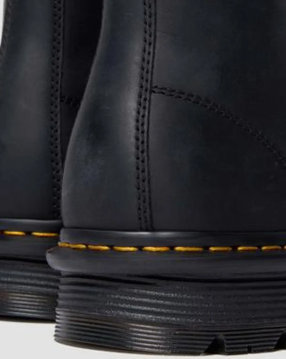 BOTAS ZEBZAG LACELESS DE PIEL in Negro