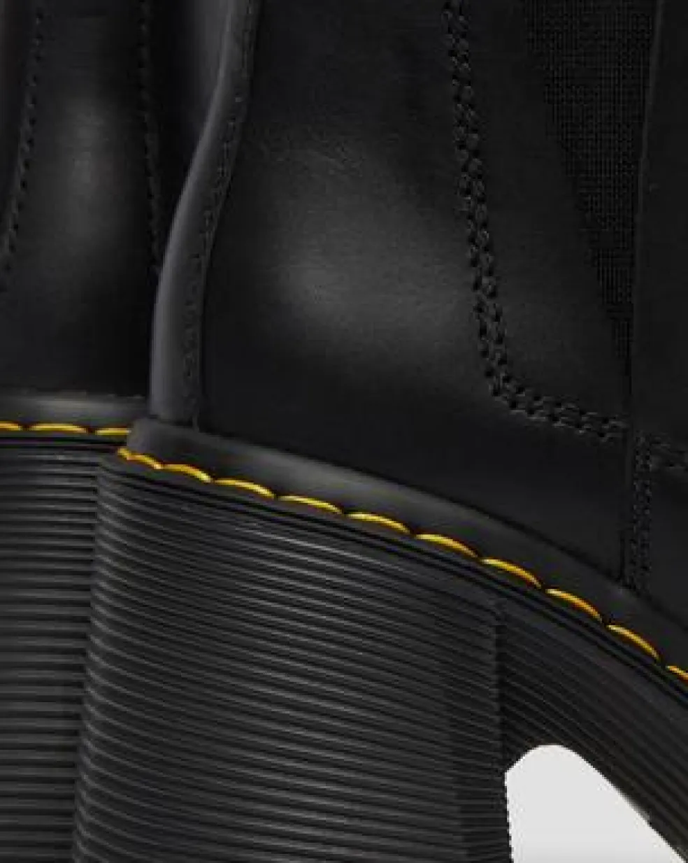 Botines Chelsea de tacón ancho Spence en piel in Negro