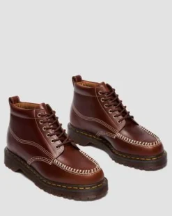 Botines Lowell Chukka Moc Toe de piel in Marrón
