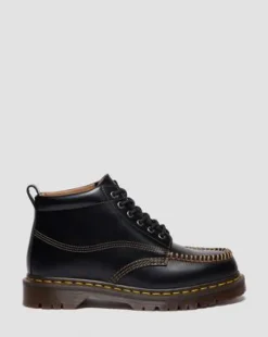 Botines Lowell Chukka Moc Toe de piel in Negro