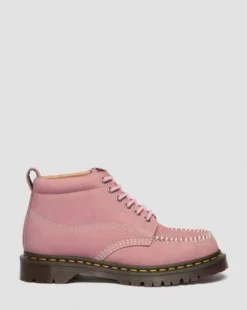 Botines Lowell Chukka Moc Toe de piel Nubuck in Rosa Empolvado