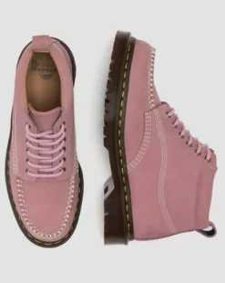 Botines Lowell Chukka Moc Toe de piel Nubuck in Rosa Empolvado