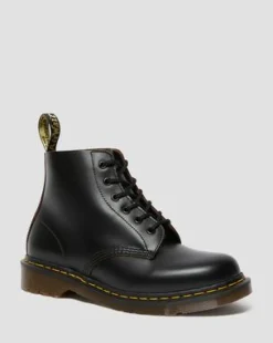 Botines 101 Vintage de piel Quilon in Negro