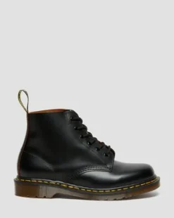 Botines 101 Vintage de piel Quilon in Negro